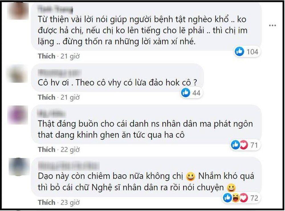 NS Hồng Vân bị công kích, đòi tẩy chay sau vụ mỉa mai bà Phương Hằng: 'Bỏ chữ NSND ra rồi nói chuyện' Ảnh 5