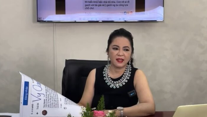 Vy Oanh 'đáp trả' sâu cay bà Phương Hằng sau khi bị tố 'cặp đại gia': 'Cô giữ sức khỏe để chửi con nha'