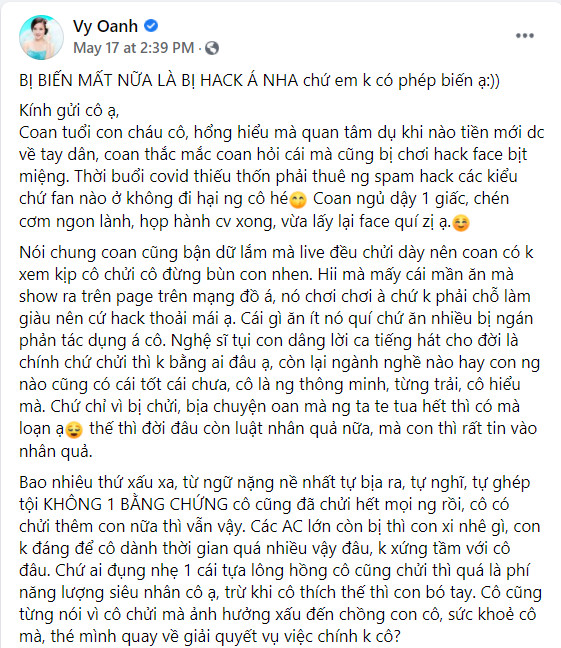 Bà Phương Hằng bị Vy Oanh mỉa mai, gymer Duy Nguyễn vội lên tiếng bênh vực Ảnh 2