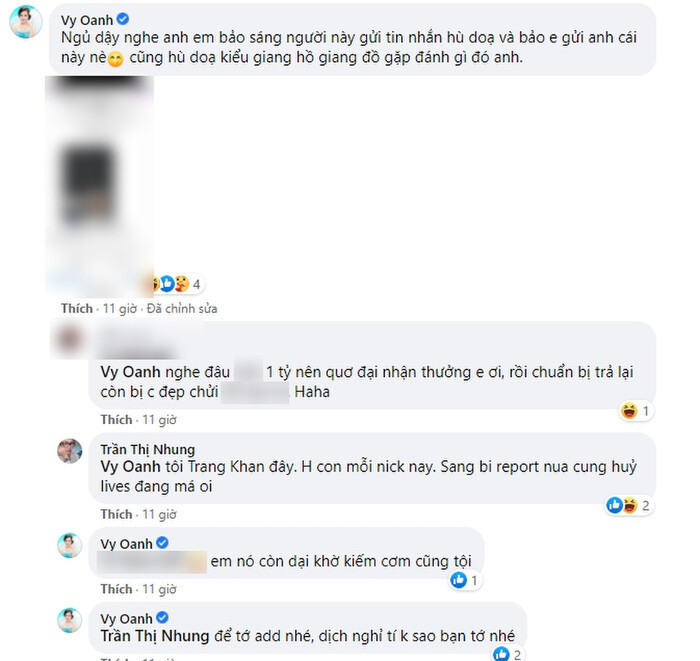 Trang Trần 'nổi đoá' vì quản lý bị bà Hằng đổ thừa trong vụ truy tìm anti-fan, Vy Oanh nhập cuộc bàn tán