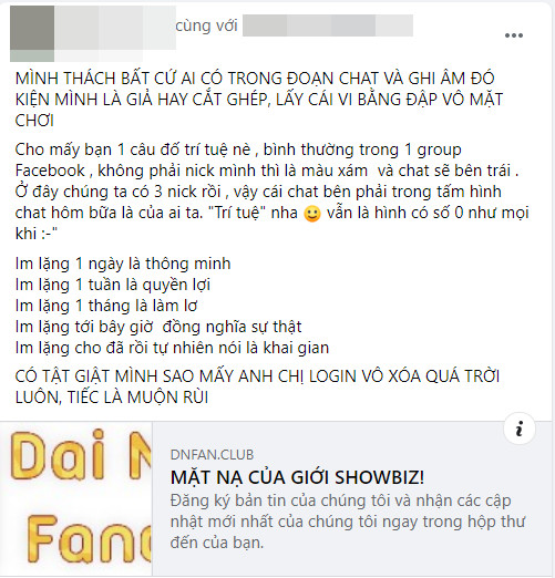 Hacker đoạn ghi âm Hồng Vân chửi khán giả lên tiếng: 'Thách ai kiện là giả hay cắt ghép' Ảnh 3