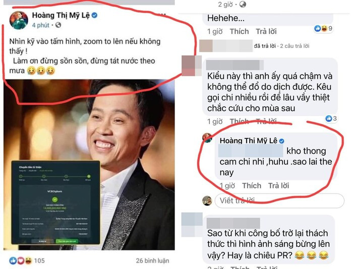 Mới hôm nào còn viết tâm thư bênh vực, nay Mỹ Lệ lại phũ phàng khi nói về Hoài Linh: 'Khó mà thông cảm'