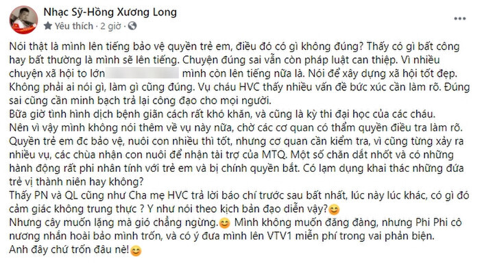 'Cha đẻ hit Lỡ duyên' tố Phi Phi cô nương gọi điện uy hiếp: 'Cây muốn lặng mà gió chẳng ngừng'