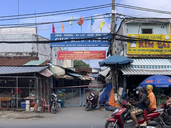 TP.HCM tìm những người từng đến khu chợ ở quận Bình Tân có chuỗi lây nhiễm 43 ca mắc COVID-19