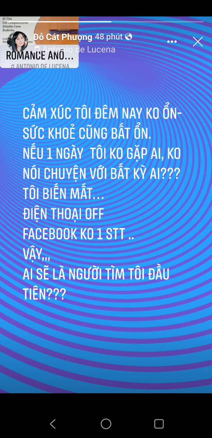 Nửa đêm, Cát Phượng tiết lộ sức khỏe bất ổn, đòi 'biến mất, không muốn gặp ai' sau chia sẻ 'đẻ hết được'