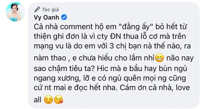 Vy Oanh lên tiếng sau ồn ào bị xin 200 tỷ đồng vào quỹ từ thiện mổ tim Ảnh 3