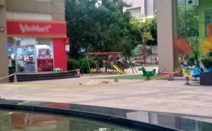 Hà Nội: Cháu bé 5 tuổi rơi từ tầng 11 chung cư Vinaconex 1 xuống tử vong