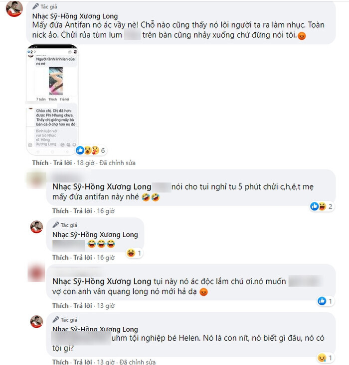 'Nhạc sĩ hit Lỡ Duyên' tố bị fan Phi Nhung xúc phạm nặng nề, lôi cả vợ cố NS Vân Quang Long vào bêu rếu Ảnh 2