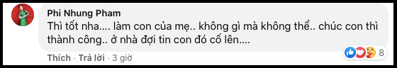 Phi Nhung gửi lời chúc đến Hồ Văn Cường trước giờ thi tốt nghiệp: 'Làm con của mẹ, không gì mà không thể'