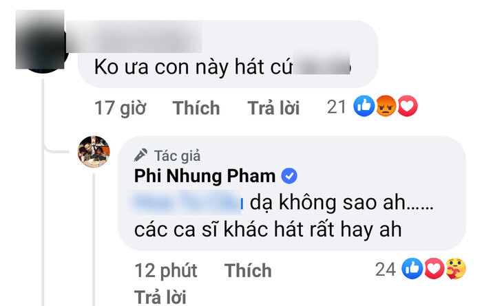 Phi Nhung trực tiếp đáp trả anti-fan khi bị chê 'không ưa, hát ghê', sống phải 'khiêm nhường'