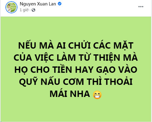 Bị 'hỏi khó' về việc từ thiện của Hoài Linh, Xuân Lan đáp trả 'cực gắt' khiến dân mạng hả hê
