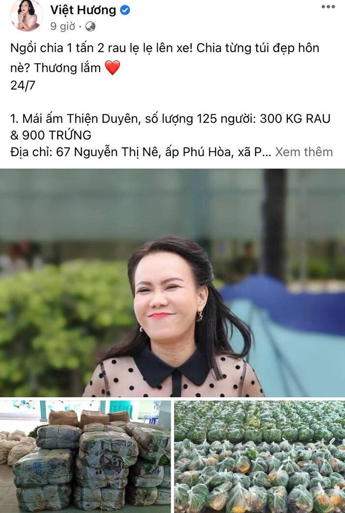 Đang làm từ thiện Việt Hương phải 'nghỉ tu 5 phút' để đáp trả người trách móc mình