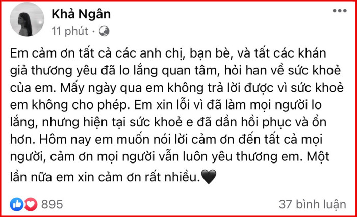 Khả Ngân hé lộ tình trạng hiện tại sau hình ảnh chằng chịt kim tiêm: 'Sức khỏe không cho phép phản hồi' Ảnh 2