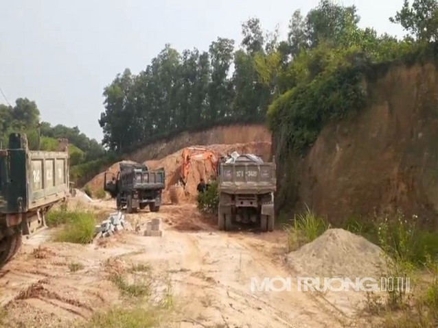 Thái Nguyên: Khai thác đất bừa bãi, làm trái quy định của UBND tỉnh