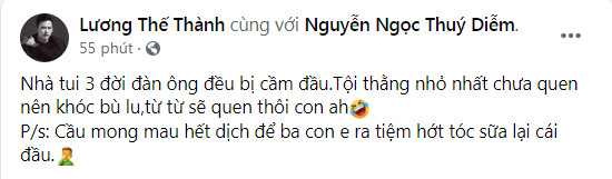 Lương Thế Thành tuyên bố 'nhà tôi 3 đời đàn ông bị cầm đầu' khuyên con trai nên quen với chuyện này