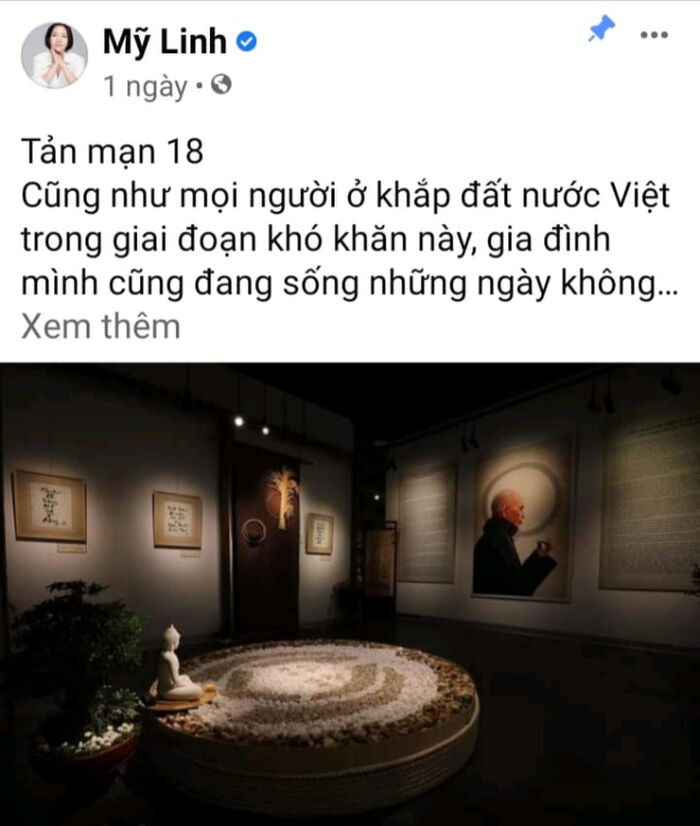 Diva Mỹ Linh trải lòng giữa mùa dịch: 'Cả nhà tiêu gần hết tiền tiết kiệm'