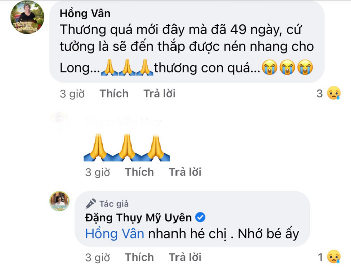 NSƯT Mỹ Uyên, Cao Thái Hà kể chuyện cố diễn viên Phạm Đức Long về báo mộng, NSND Hồng Vân xúc động