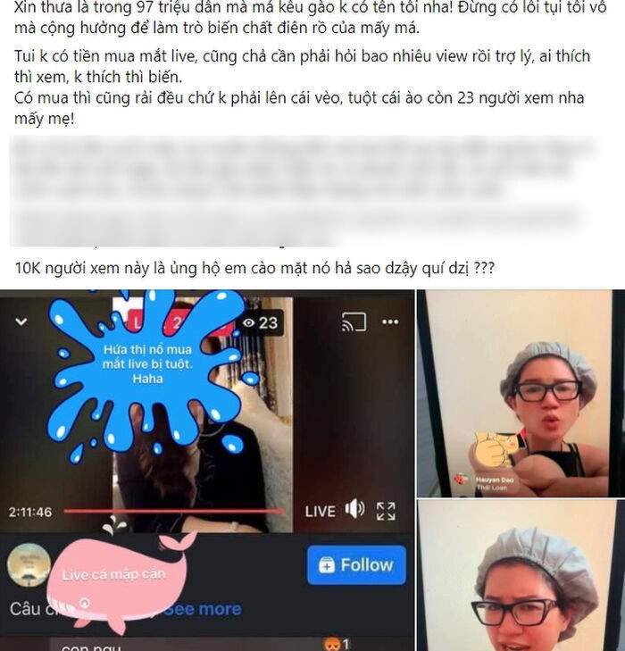 Trang Trần tố 'ai đó' bỏ tiền mua lượt xem livestream, nói rõ vấn đề sao kê sau khi bị réo tên