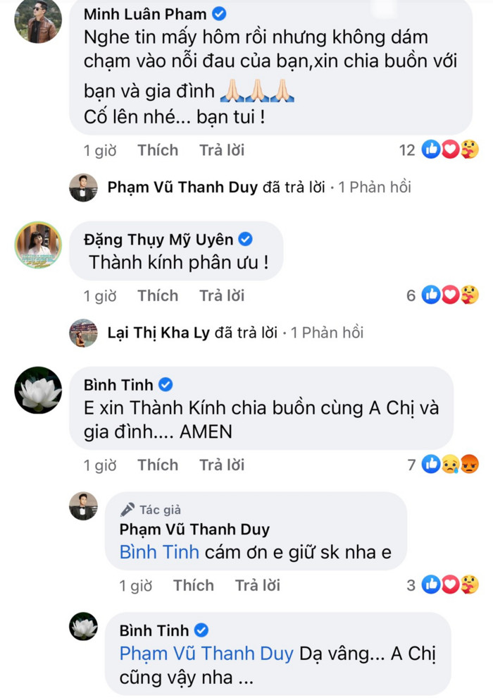 Mẹ diễn viên Thanh Duy từ trần, Kha Ly đau buồn: 'Không còn má chồng nữa rồi!'
