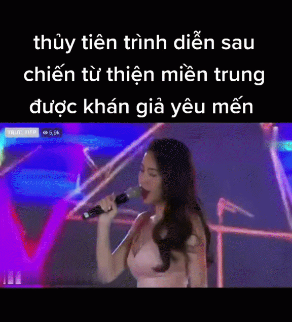 Giữa ồn ào sao kê, dân tình tranh cãi gay gắt sân khấu của Thủy Tiên sau chuyến từ thiện miền Trung