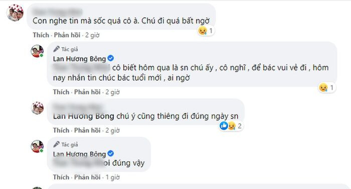 NSND Lan Hương đau xót tiết lộ NSƯT Thế Bình ra đi đúng ngày sinh nhật: Còn định chúc mừng anh, thế mà...