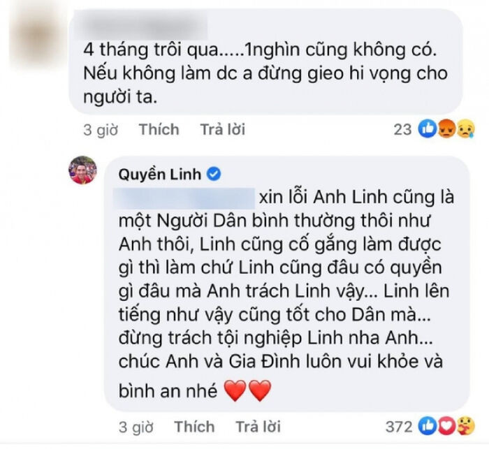 Dù đã hết lòng hết sức, MC Quyền Linh vẫn bị chê trách không giúp được gì cho dân