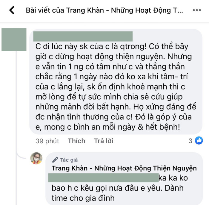 Hậu tuyên bố ngưng làm thiện nguyện, Trang Trần có chia sẻ xúc động và quyết định làm điều này