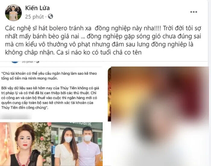Trang Trần ứa nước mắt nói về ồn ào sao kê của Thủy Tiên: 'Hai vợ chồng tội nghiệp'