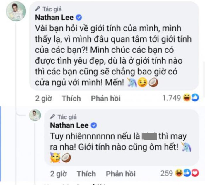 Liên tục bị hỏi về giới tính, Nathan Lee trả lời một câu khiến khán giả 'tái mặt' Ảnh 3