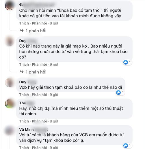 Cực nóng: Vietcombank vừa trả lời chi tiết thắc mắc về cụm từ 'tạm khoá báo có' Ảnh 4