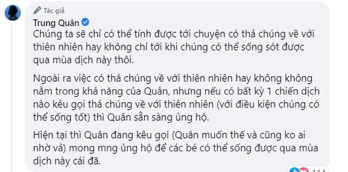 Một nam ca sĩ 'cãi tay đôi' với anti-fan vì liên tục bị đòi sao kê sau khi đăng bài kêu gọi quyên góp