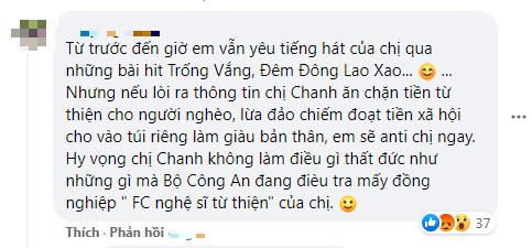 Bị netizen 'cảnh báo' việc ăn chặn từ thiện, Phương Thanh có động thái 'gắt'