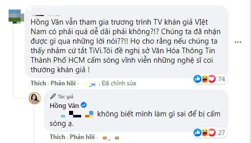 NSND Hồng Vân: 'Không biết mình làm gì sai để bị cấm sóng'