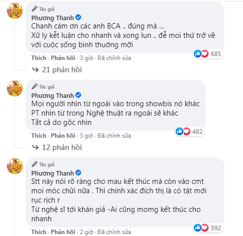 Phương Thanh là nghệ sĩ đầu tiên lên tiếng cảm ơn Bộ Công an đã vào cuộc làm rõ ồn ào từ thiện Ảnh 3
