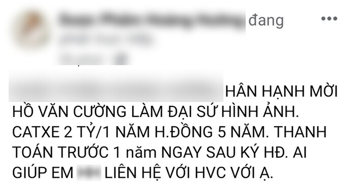 Vừa rời công ty Phi Nhung, Hồ Văn Cường đã nhận được lời mời 'khủng', cát-sê lên tận 10 tỷ