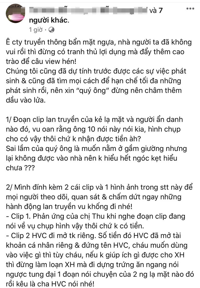 Ê-kíp Phi Nhung nói rõ việc nhà ở của Hồ Văn Cường kèm clip nam ca sĩ đến ngân hàng lập tài khoản riêng