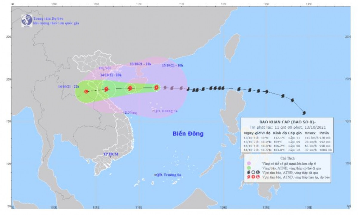 Bão số 8 giật cấp 14 đang tiến sát nước ta, Bộ Quốc phòng huy động 15 máy bay, 274 xe đặc chủng để ứng phó - Ảnh 1.