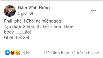 Đàm Vĩnh Hưng khiến netizen cười ngất với pha dìm hàng Vũ Hà: 'Tập 8 hôm thì hết 7 hôm khoe body ảo'