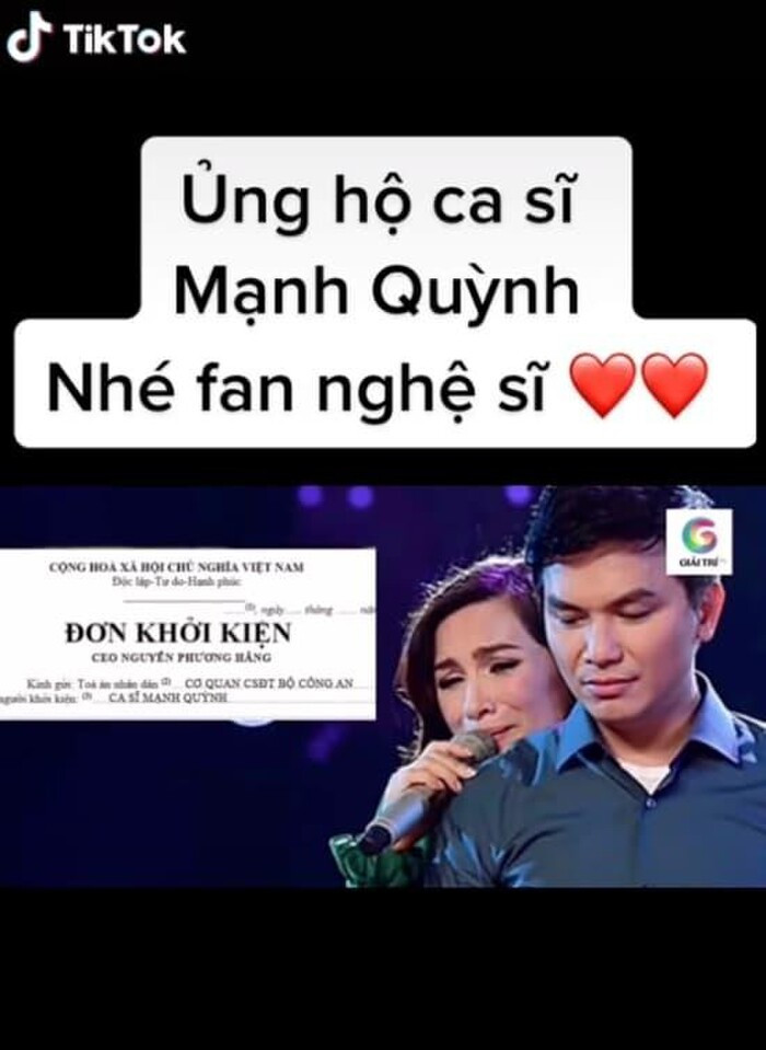 Rộ lá đơn Mạnh Quỳnh khởi kiện CEO Đại Nam để đòi lại công bằng cho cố ca sĩ Phi Nhung, thực hư thế nào?