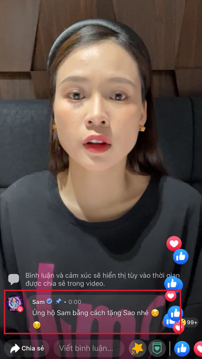 Sam livestream để làm rõ những lùm xùm thời gian qua, tuy nhiên lại vướng vào drama khác