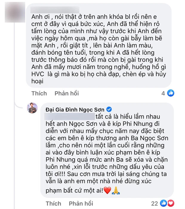 Ngọc Sơn phản ứng 'gắt' trước thông tin ê-kíp Phi Nhung gài bẫy làm bẽ mặt trong lễ cúng 49 ngày