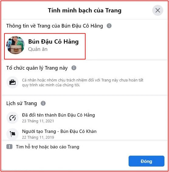 Quán ăn của Trang Khàn bị đổi tên thành 'Bún đậu cô Hằng', chính chủ bức xúc lên tiếng