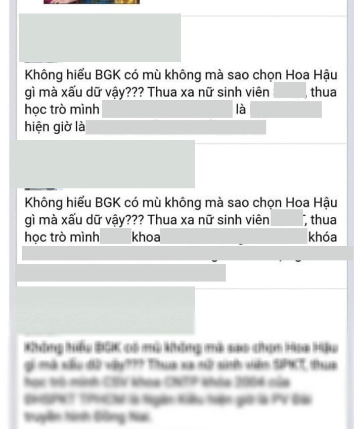 Một giảng viên Đại học chê bai Thùy Tiên thậm tệ: 'Giám khảo có mù sao chọn Hoa hậu xấu vậy'