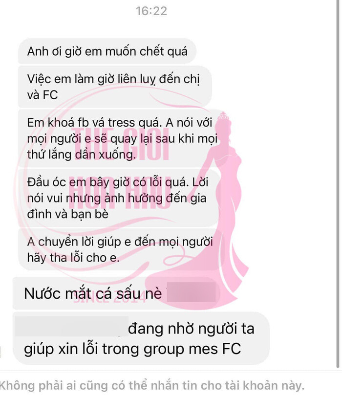 Trưởng FC Khánh Vân đòi chết sau ồn ào nói xấu H'Hen Niê, Thùy Tiên, Kim Duyên?