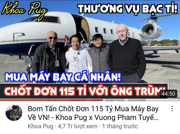 Vương Phạm công bố sự thật: 'Không hề mua chiếc máy bay 115 tỷ, thay vào đó, mua chiếc khác tốt hơn'