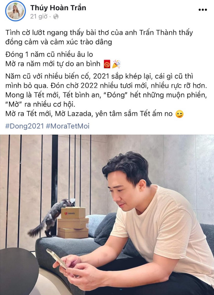 Lần đầu tiên Trấn Thành nói về những nỗi niềm trong năm cũ, dàn KOLs đồng cảm, hẹn cùng 'mở ra Tết mới' an yên