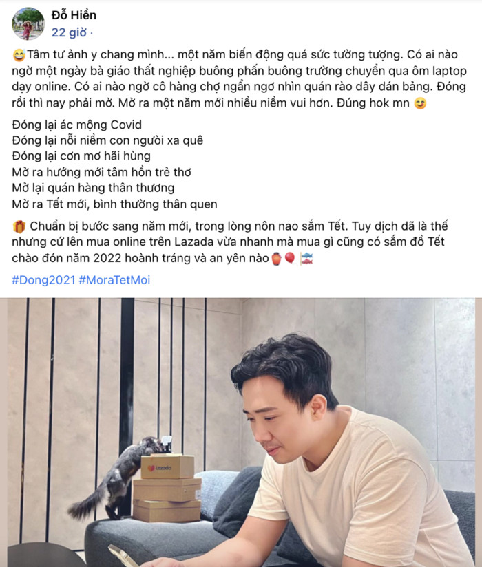 Lần đầu tiên Trấn Thành nói về những nỗi niềm trong năm cũ, dàn KOLs đồng cảm, hẹn cùng 'mở ra Tết mới' an yên