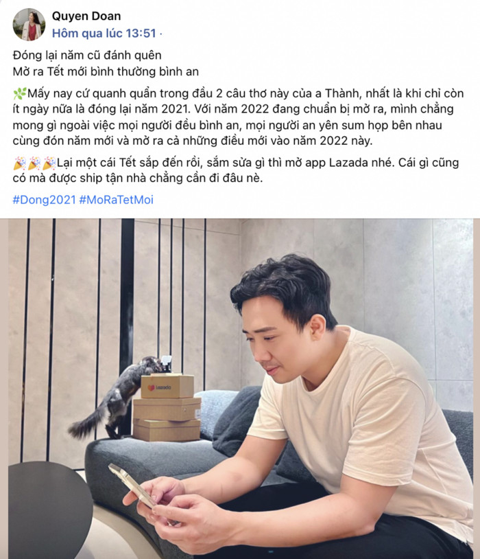 Lần đầu tiên Trấn Thành nói về những nỗi niềm trong năm cũ, dàn KOLs đồng cảm, hẹn cùng 'mở ra Tết mới' an yên