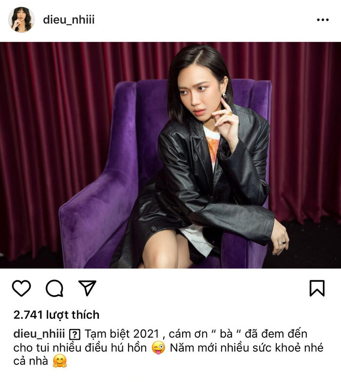 Diệu Nhi chào tạm biệt năm cũ, vô tình để lộ giới tính con đầu lòng với Anh Tú?