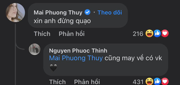 Noo Phước Thịnh công khai gọi Mai Phương Thúy bằng vợ khiến netizen 'rần rần'